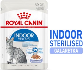 ROYAL CANIN Indoor Sterilised w galaretce 85g - Zdjęcie główne