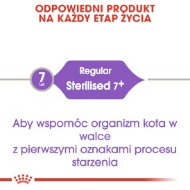 ROYAL CANIN Sterilised 7+ Feline 400g - Zdjęcie nr 3