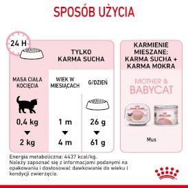ROYAL CANIN Mother / BABYCAT 4kg - Zdjęcie nr 9