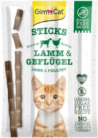 GIMCAT Sticks Lamb Poultry Paluszki Jagnięcina Drób 4szt. - Zdjęcie główne