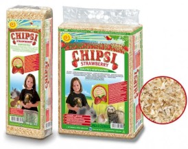JRS CHIPSI STRAWBERRY Trociny Dla gryzoni 60l/3,2kg - Zdjęcie nr 2