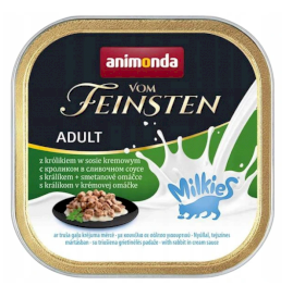 ANIMONDA Vom Feinsten Adult Milkies Królik Mleko Sos 100g