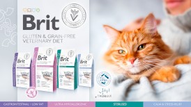 BRIT GF Veterinary Diet Gastrointestinal-LOW FAT Cat 2kg - Zdjęcie nr 2