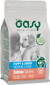 OASY Dog OAP Puppy Junior Medium / Large Salmon Łosoś 12kg - Zdjęcie główne