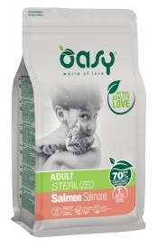 OASY ADULT Sterilized Kot Salmon Łosoś 7,5kg