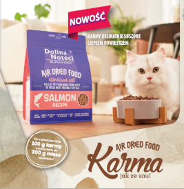 DOLINA NOTECI SuperFood Kot Sterilised Suszony Łosoś 1kg - Zdjęcie nr 2