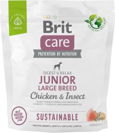 Brit Care Dog Sustainable Junior Large Breed Chicken Insect 1kg - Zdjęcie nr 2