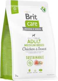 Brit Care Dog Sustainable Adult Medium Breed Chicken Insect 3kg - Zdjęcie główne
