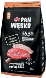 PAN MIĘSKO Cielęcina z Indykiem dla psa M 20kg