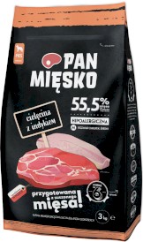 PAN MIĘSKO Cielęcina z Indykiem dla psa M 3kg - Zdjęcie główne