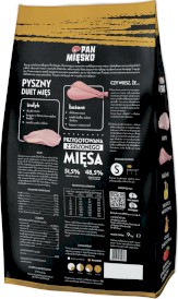PAN MIĘSKO Indyk z Bażantem dla psa dorosłego S 9kg - Zdjęcie nr 2