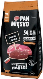 PAN MIĘSKO Cielęcina z Kaczką dla kota M 1,6kg - Zdjęcie główne