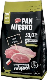 PAN MIĘSKO Indyk z Gęsią dla kota S 5kg - Zdjęcie główne