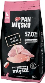 PAN MIĘSKO Kurczak z Królikiem dla kociąt XS 1,6kg - Zdjęcie główne