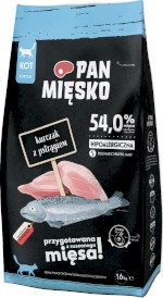 PAN MIĘSKO Kurczak z Pstrągiem dla kota S 1,6kg - Zdjęcie główne