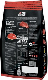 PAN MIĘSKO Wołowina z Koziną dla psa M 3kg - Zdjęcie nr 2
