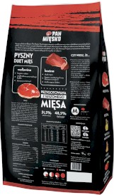 PAN MIĘSKO Wołowina z Koziną dla psa M 9kg - Zdjęcie nr 2