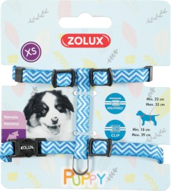 ZOLUX Puppy Pixie Szelki XS dla szczeniaka 8mm Niebieskie - Zdjęcie nr 2