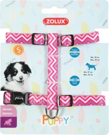 ZOLUX Puppy Pixie Szelki S dla szczeniaka 13mm Różowe - Zdjęcie główne