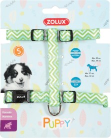 ZOLUX Puppy Pixie Szelki S dla szczeniaka 13mm Zielone - Zdjęcie główne