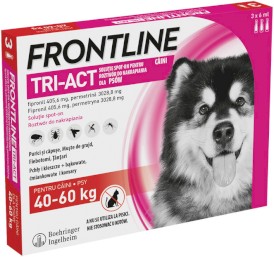 FRONTLINE TRI-ACT Spot-On XL 40-60kg na kleszcze i owady 3szt. - Zdjęcie nr 3