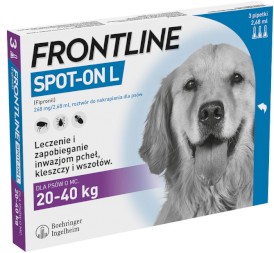 FRONTLINE Spot-On Krople na kleszcze dla psa L 20-40kg 1szt.