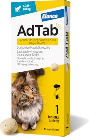 Elanco ADTAB Cat Tabletka na pchły kleszcze dla kota 2-8kg - Zdjęcie główne