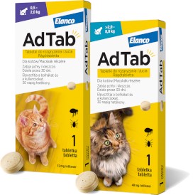 Elanco ADTAB Cat Tabletka na pchły kleszcze dla kota 2-8kg - Zdjęcie nr 2