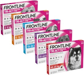 FRONTLINE TRI-ACT Spot-On XS 2-5kg na kleszcze i owady 1szt.