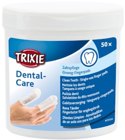 TRIXIE Dental-care Nakładki na palce do czysczczenia zębów - Zdjęcie główne