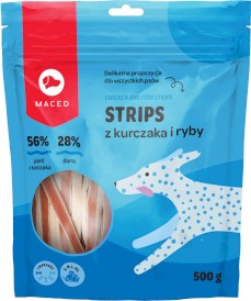 MACED Strips Paski Kurczak Ryba 500g - Zdjęcie główne