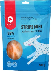 MACED Strips Mini Paski z piersi Kurczaka miękkie 500g - Zdjęcie główne