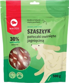 MACED Szaszłyk Pałeczki owinięte Jagnięciną 500g - Zdjęcie główne