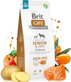 BRIT Care Dog Grain Free SENIOR / LIGHT Salmon 1kg