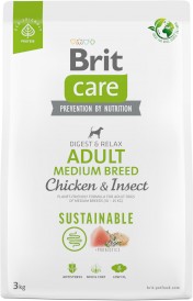 Brit Care Dog Sustainable Adult Medium Breed Chicken Insect 3kg - Zdjęcie nr 2