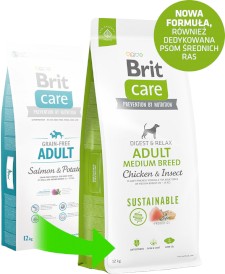 Brit Care Dog Sustainable Adult Medium Breed Chicken Insect 12kg - Zdjęcie nr 5