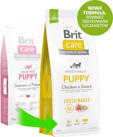 Brit Care Dog Sustainable Puppy Chicken Insect 1kg - Zdjęcie nr 4