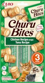 INABA Cat Churu Bites Chicken Tuna Kurczak Tuńczyk 3x10g - Zdjęcie główne