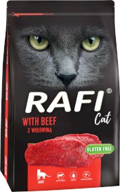 DOLINA NOTECI RAFI Cat Adult Wołowina  7kg - Zdjęcie główne