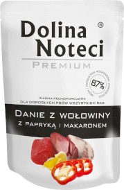 DOLINA NOTECI Premium Danie Wołowina Papryka Makaron 300g - Zdjęcie główne