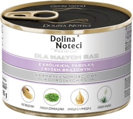 DOLINA NOTECI PREMIUM Małe Rasy Królik Fasolka Ryż 185g - Zdjęcie nr 2