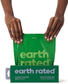 EARTH RATED Woreczki na rolce na psie odchody Lawendowe 300 szt - Zdjęcie nr 2