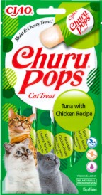 INABA Cat Churu Pops Tuna Chicken Tuńczyk Kurczak 4x15g - Zdjęcie główne