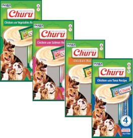 INABA Dog Churu 4P Chicken Recipe Krem Kurczak 4x14g - Zdjęcie nr 2