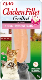 INABA Cat Chicken Fillet in Crab Kurczak w Krabach 25g - Zdjęcie główne