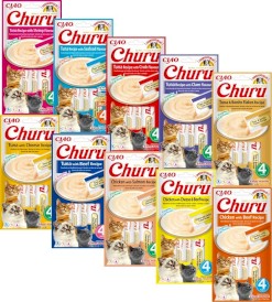 INABA Cat Churu Tuna Seafood Tuńczyk Owoce Morza 4x14g - Zdjęcie nr 2