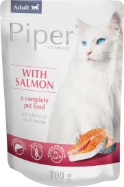 DOLINA NOTECI PIPER Animals Kot z Łososiem 100g - Zdjęcie główne