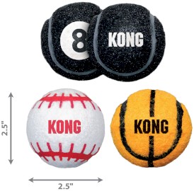 KONG Sport Bouncy Balls Piłka sprężysta dla psa M 3 szt. - Zdjęcie nr 2