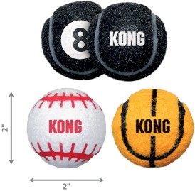 KONG Sport Bouncy Balls Piłka sprężysta dla psa S 3 szt. - Zdjęcie nr 2