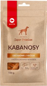 MACED SP Kabanosy Drobiowe z Ryżem 100g - Zdjęcie główne